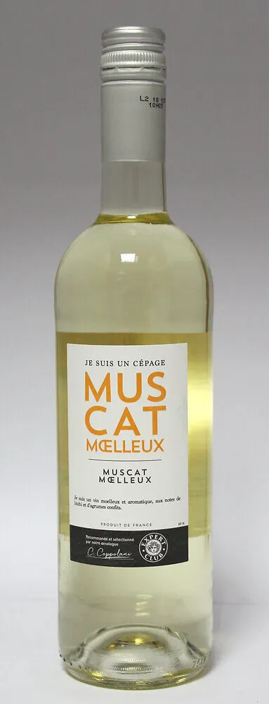 Igp pays d'oc muscat moelleux 75 cl les cépages