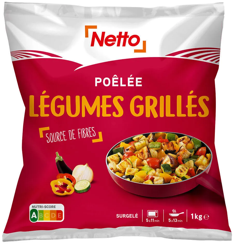 poêlées de légumes grillés 1Kg