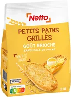Petits pains grillés goût brioché