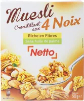 Muesli croustillant aux noix