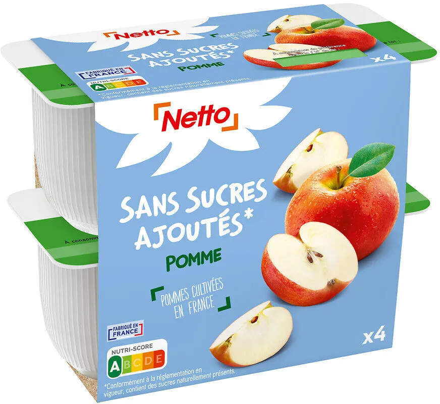COUPELLES Purée de fruits Pommes SSA - 4 x 100 g