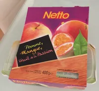 COUPELLES Spécialité de fruits Pommes mangues passion - 4 x 100 g