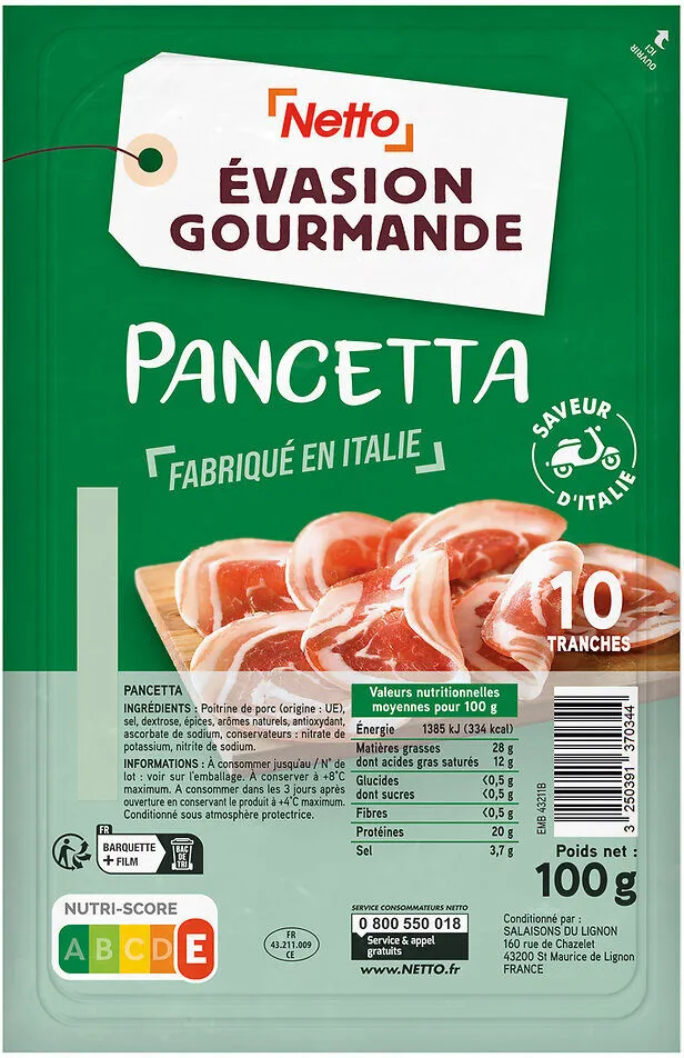 HD Pancetta 100G
