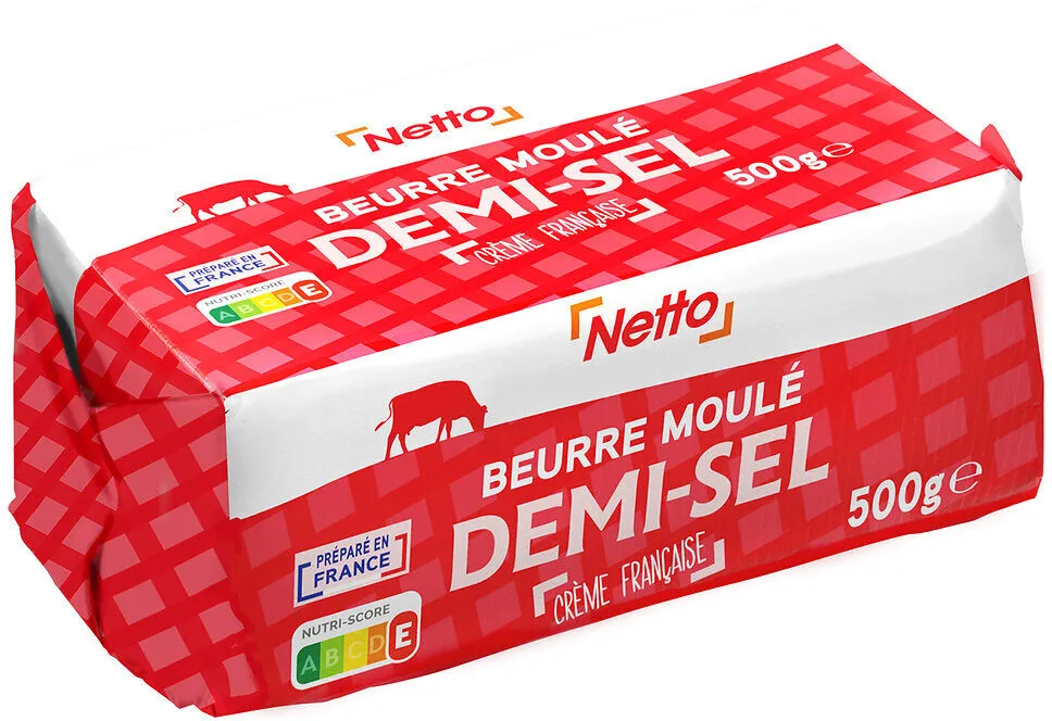 BEURRE 1/2 SEL MOULE 500g origine France