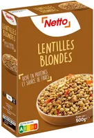 Lentilles blondes étui 500g