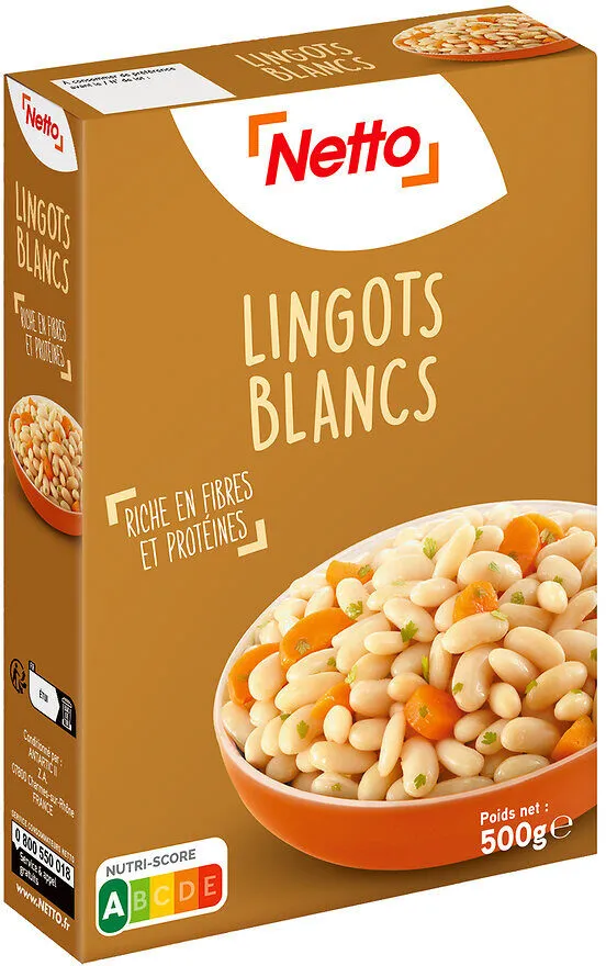 NETTO Lingots blancs étui 500 gr