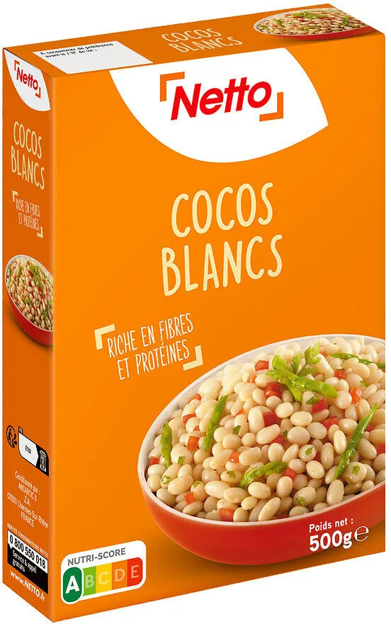 NETTO Cocos blancs étui 500 gr