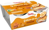 GATEAU DE RIZ NAPPE DE CARAMEL 4X100g