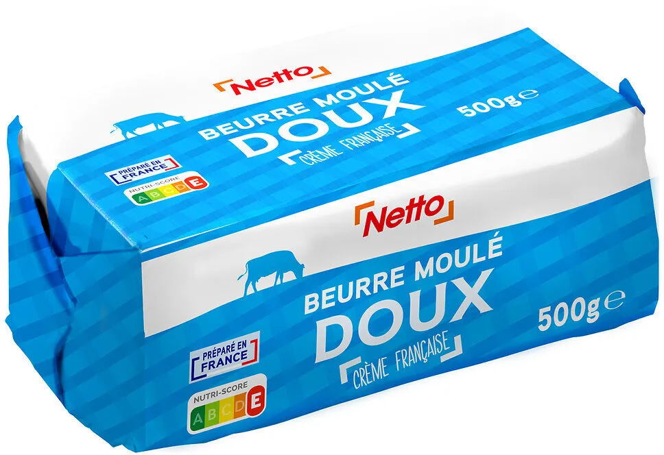 BEURRE DOUX MOULE 500g origine France