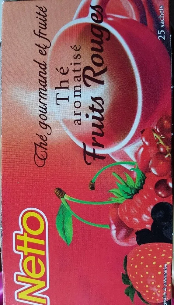 Netto The Aromatise Fruits Rouges 25sachets