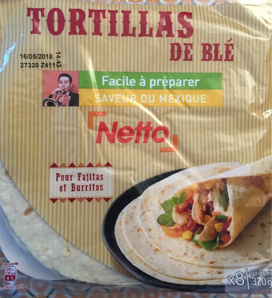 Tortillas de blé 320G