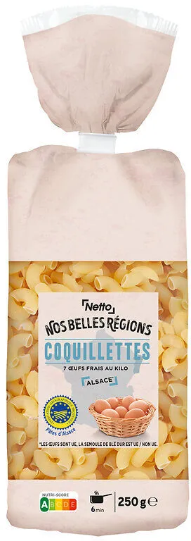 COQUILLETTES 7 ŒUFS FRAIS-250g