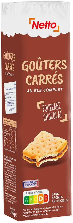 16 Fourrés carrés chocolat 295g