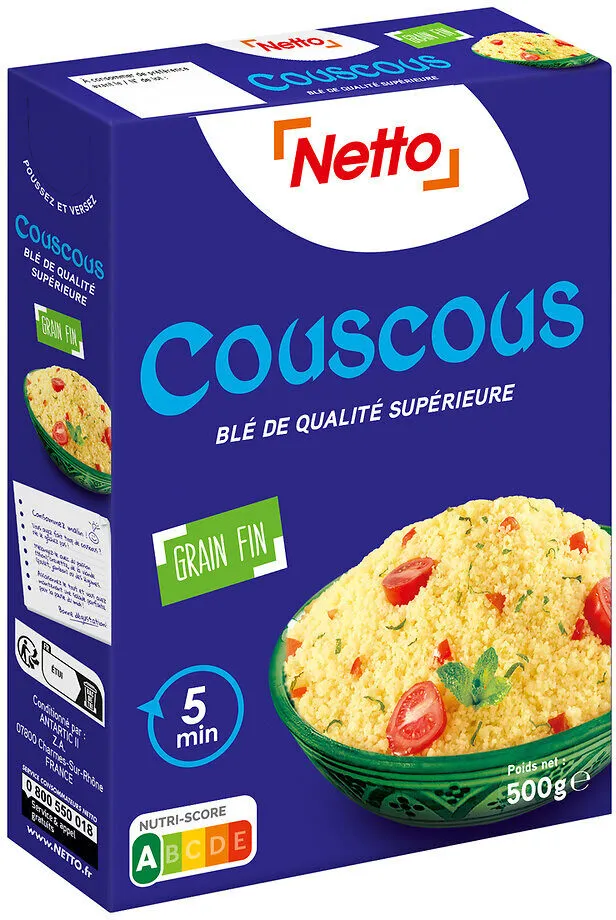 NETTO Couscous fin étui 500 gr