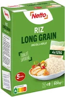 NETTO Riz cuisson rapide 5 mn 4*125 gr