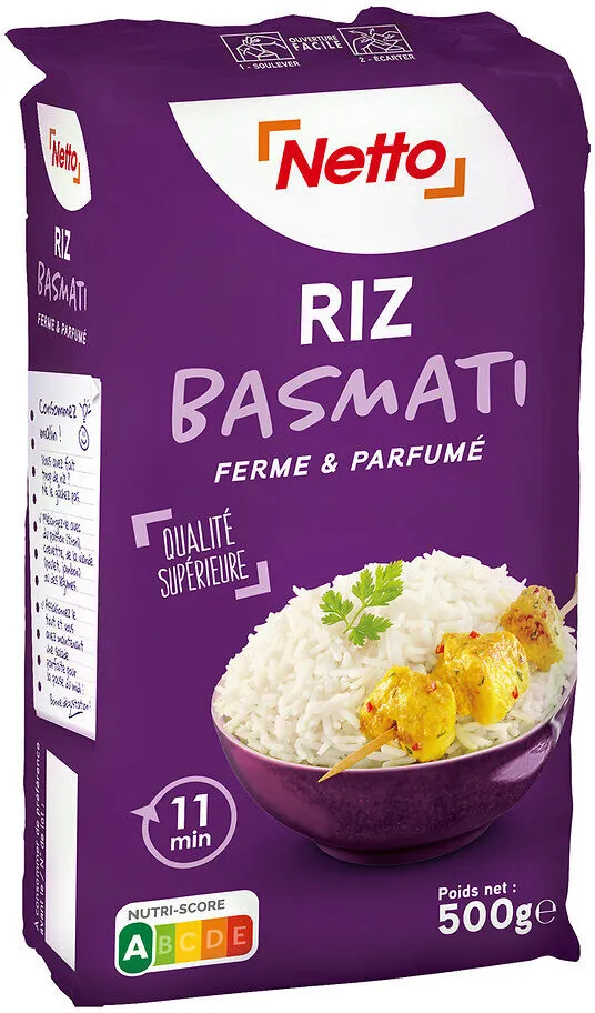 NETTO Riz Basmati sachet 500 gr