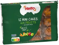 Mini cakes aux fruits x12