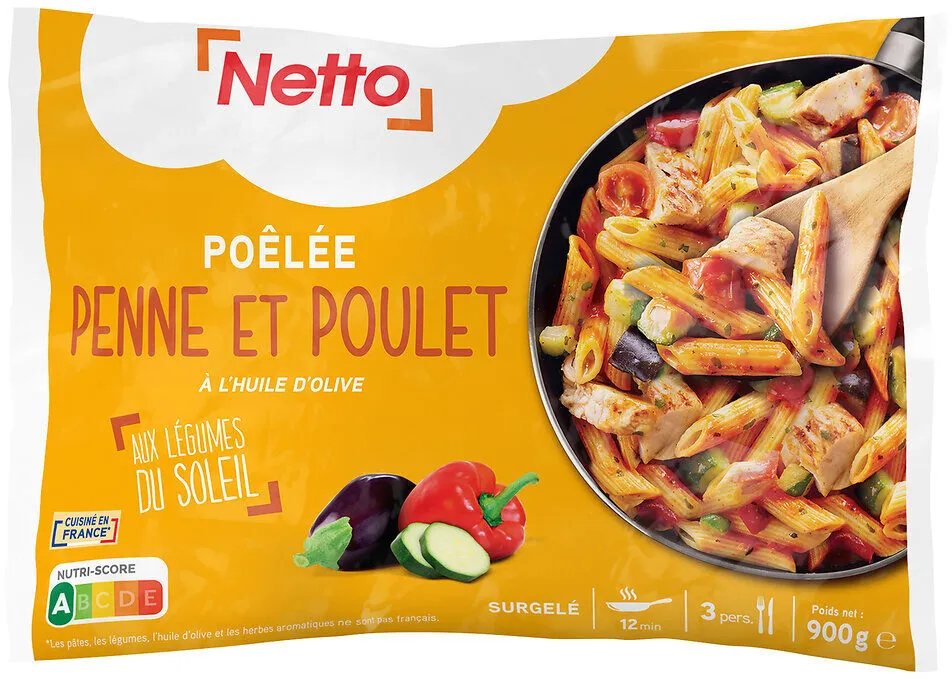 Penne Poulet légumes à la provençale IQF 900g