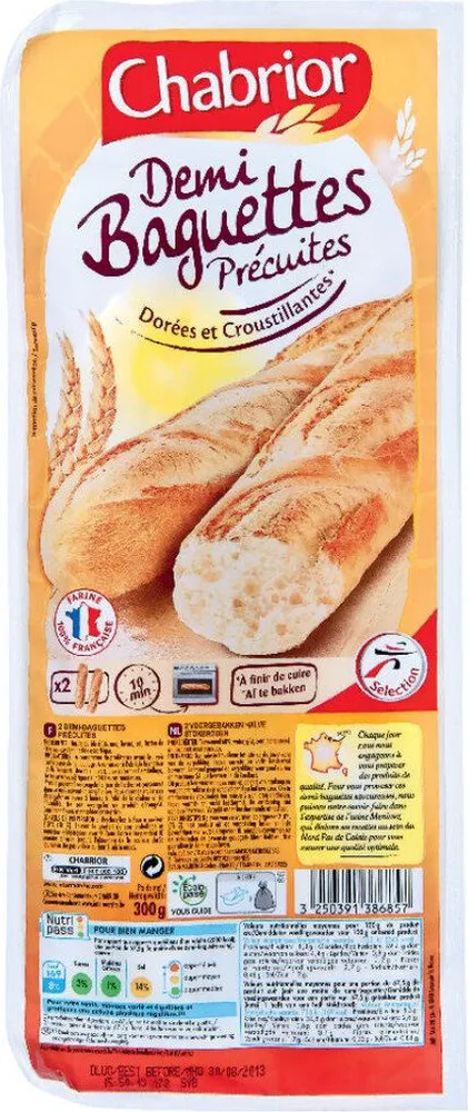 Demi baguettes précuites