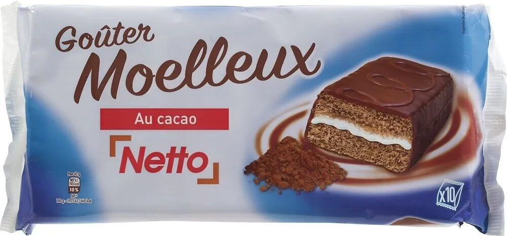 Goûter moelleux au cacao x10