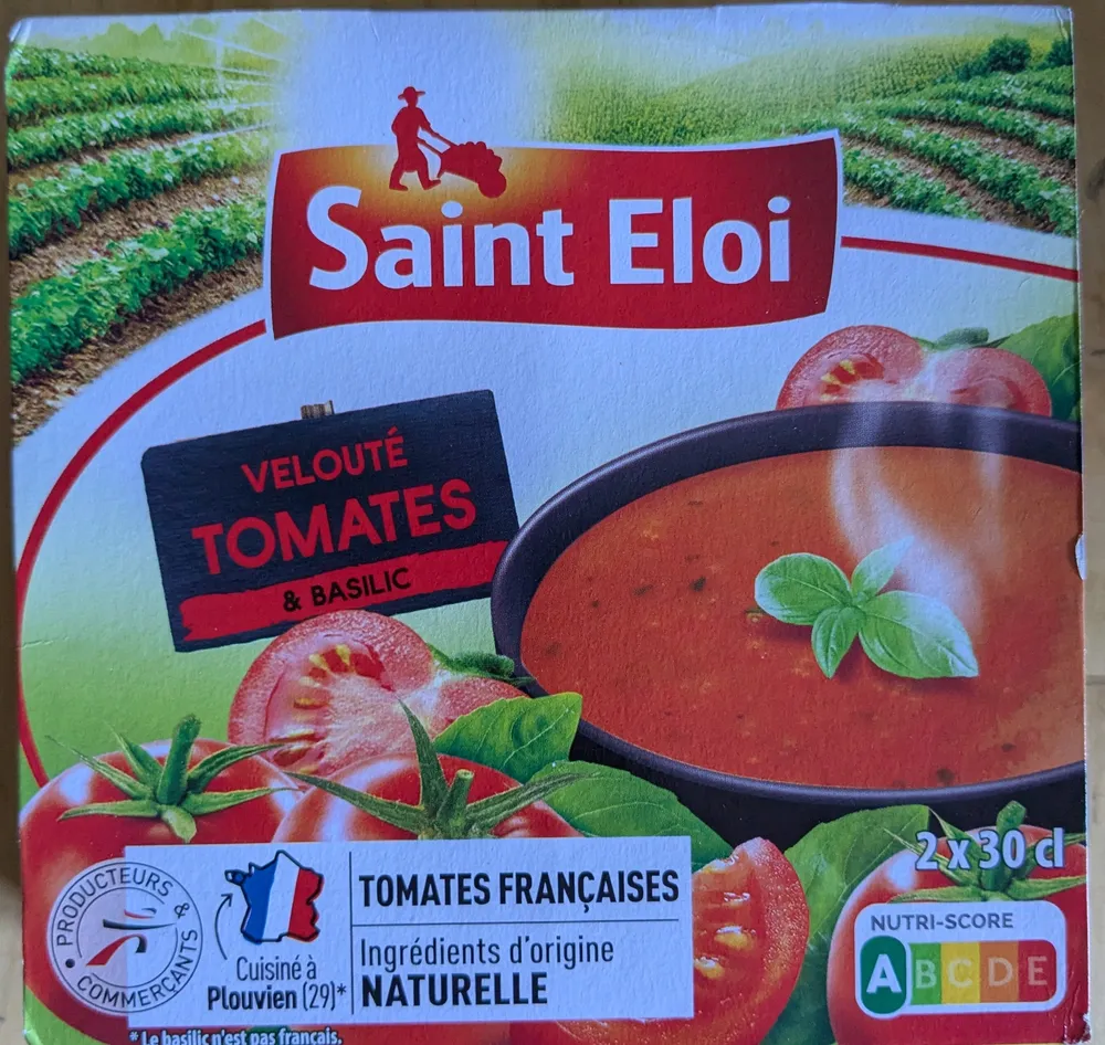 Velouté tomates & basilic
