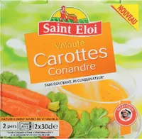 Velouté carottes et crème