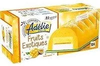 Bûche fruits exotiques - coco (S/G) - 1000mL