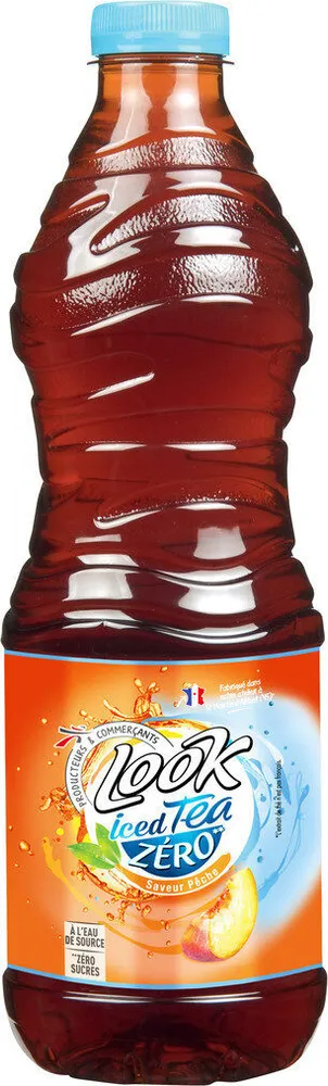 Boisson iced tea zéro saveur pêche
