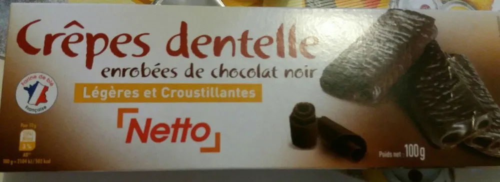 Crepe dentelles chocolat 100g
