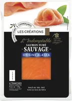 Saumon fumé sauvage Alaska 4tr - MSC - 120g