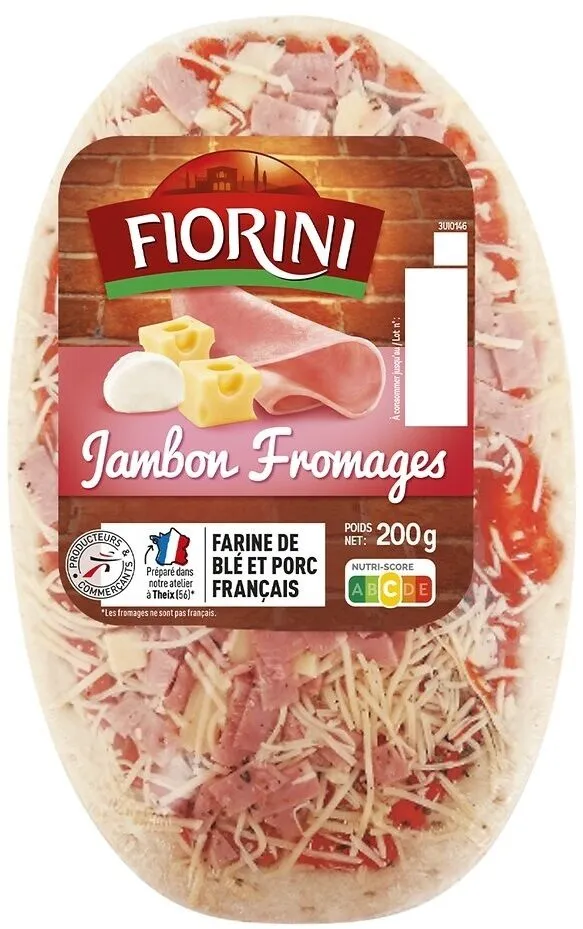 Pizza 200g - jambon fromages