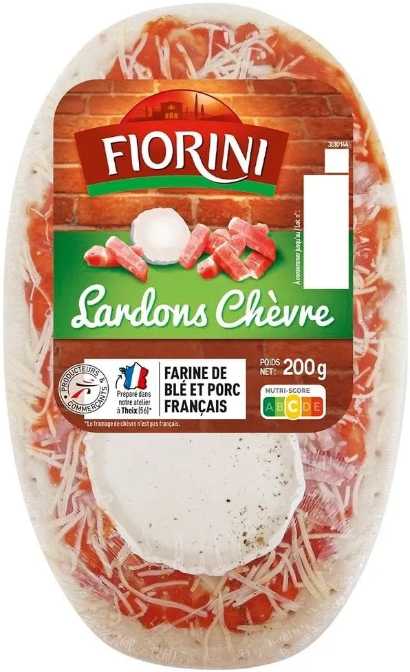 Pizza 200g - lardons chevre