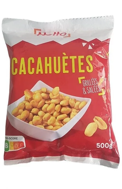 Cacahuètes grillées et salées