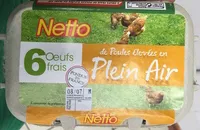 6 Œufs frais de poules élevées en plein air