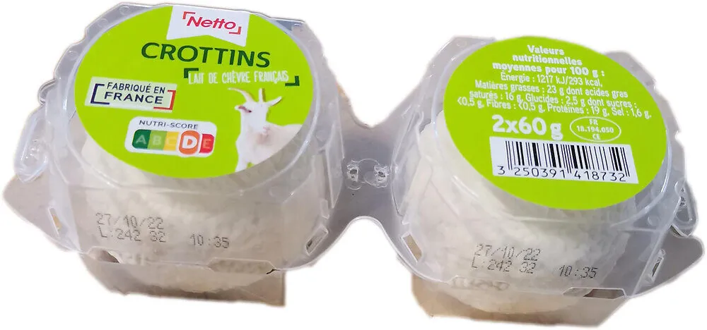Crottin de chevre 2x60g