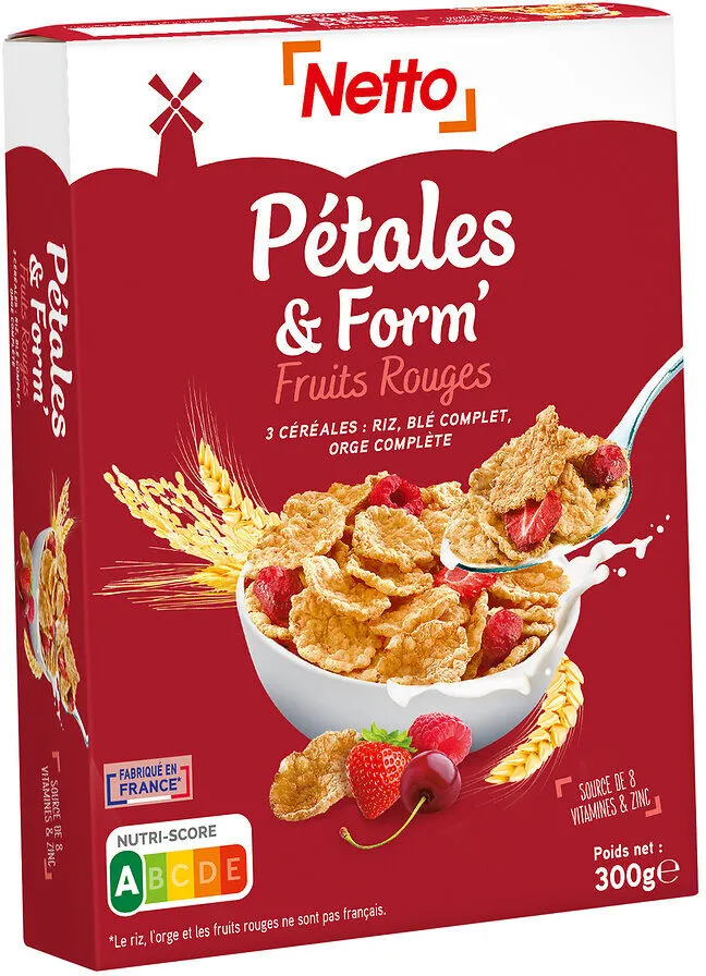Pétales & Form' Fruits rouges - 300g