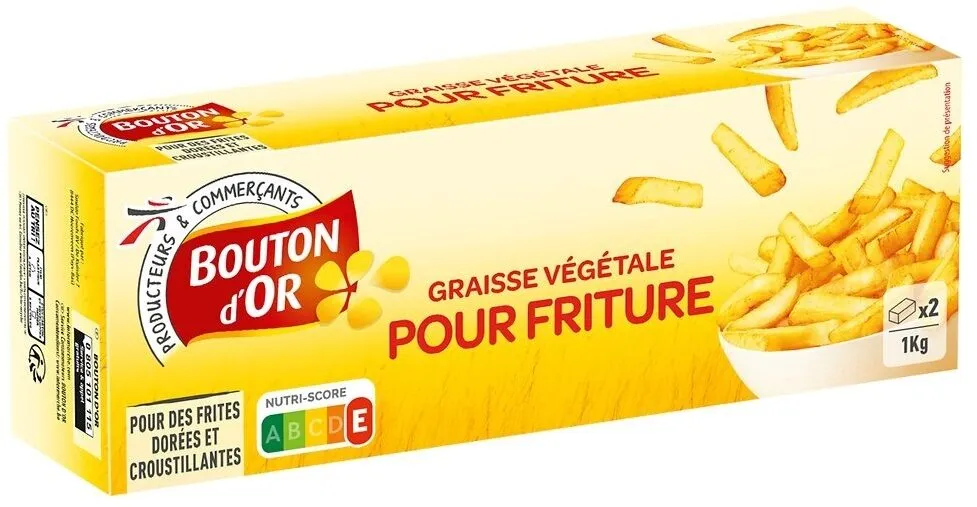 Graisse a frire 100% 2x500g