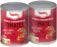 DOUBLE CONCENTRE DE TOMATES 140g