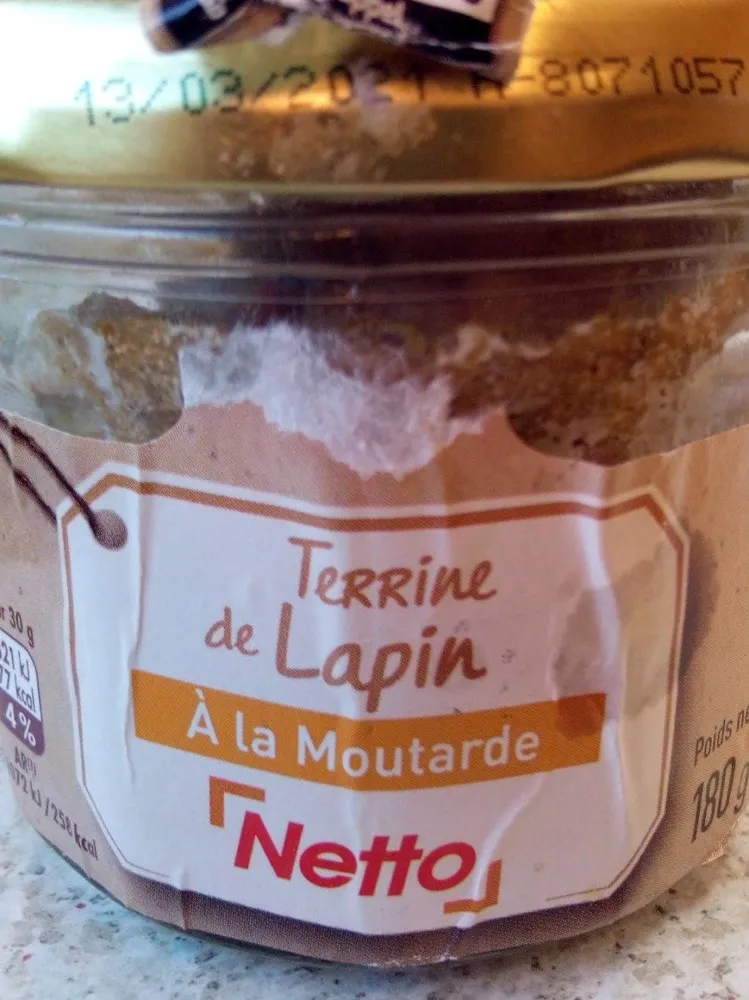 VERRINE Terrine de lapin à la moutarde