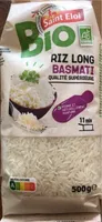 Riz long basmati bio