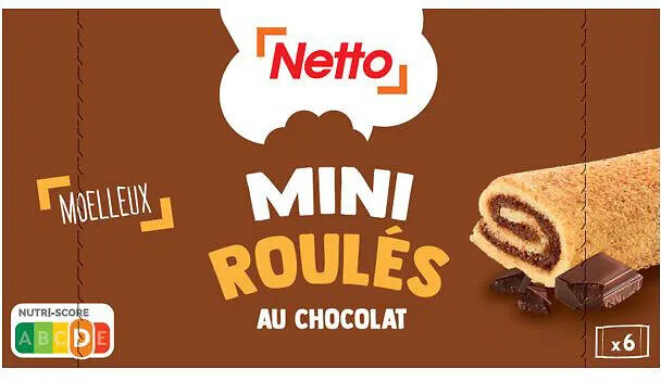 Mini roulés au chocolat x6
