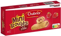 Mini roulés à la fraise x6