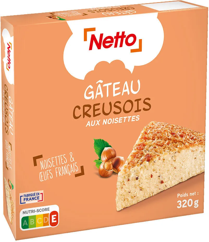 Gâteau creusois aux noisettes - 320 g (Netto)