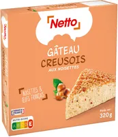 Gâteau creusois aux noisettes - 320 g (Netto)
