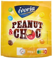 Cacahuètes enrobées de chocolat au lait dragéifiées - 300g