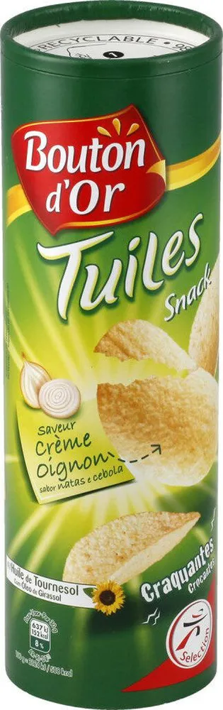 Tuiles saveur crème oignon