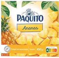Ananas coupé en morceaux
