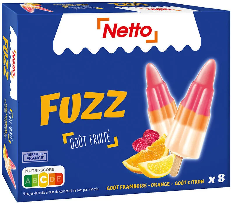 Fuzz - orange citron framboise (GE) x8 - 60mL