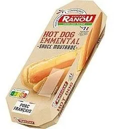 Hot Dog Emmental & Sauce moutarde - 120g