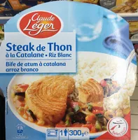 Steak de Thon à la Catalane Riz Blanc